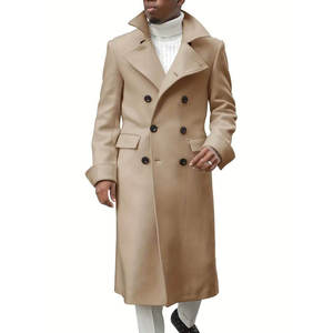 Manteau long d'hiver pour homme en fibre de bambou, respirant, à séchage rapide, chaud, sur mesure, vente en gros, tendance - Product Image 3