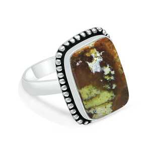 Fashionable High Grade Green <b>Opal</b> Trendy Wedding Engagement Anniversary Fashion Gifts Wholesale Vintage <b>Opal</b> <b>Ring</b> <b>Silver</b> plated - Product Image 5