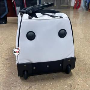 กระเป๋าเดินทางแบบมีล้อ สีดำและสีขาว ขนาดใหญ่พิเศษ ทนทาน สำหรับใส่สัมภาระและอุปกรณ์เดินทาง - Product Image 2