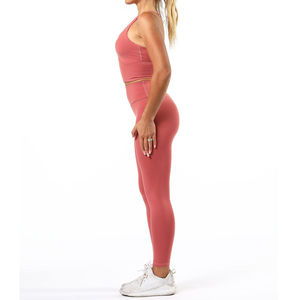 Conjunto de Yoga de Alta Calidad, Ropa Deportiva Elegante y Duradera de 2 Piezas, Ecológica, Antibacteriana, de Poliéster y Spandex, Ligera y de Secado Rápido - Product Image 6