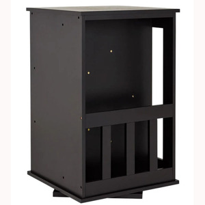 Mueble de salón con 3 puertas, color negro, estilo moderno. - Product Image 1