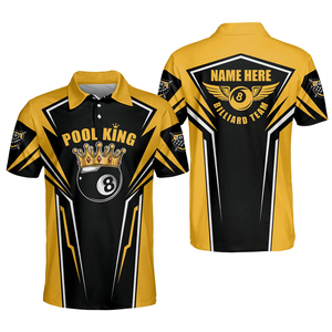 Camiseta Polo Deportiva de Manga Corta con Estampado Digital para Hombre, de Secado Rápido, Sublimada - Product Image 5