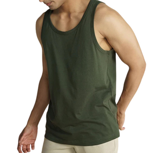 Custom Wholesale High Quality Mens Sleeveless Tank Top Cotton Muscle Shirt Pocket Vest Custom <b>Logo</b> Summer Gym Fitness Wear - Product Image 4
