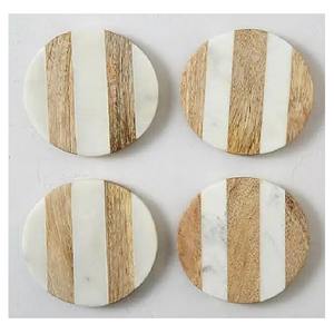 Posavasos de resina epoxi y madera de diseño elegante para el hogar y la cocina, gran venta para mayoristas de un fabricante indio - Product Image 5