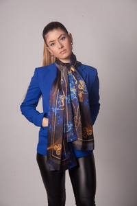 Bufandas cuadradas elegantes Tela ligera suave Impresión digital personalizada Perfecta para suministro al por mayor y a granel - Product Image 4