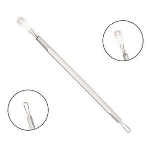 Mejor Herramienta para Uñas: Empujador de Cutículas de Acero Inoxidable con Cuchilla Puntiaguda y Extractor de Bucles, Doble Punta, para Salón, Detallado y Eliminación de Piel. - Product Image 2