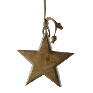 Adorno Colgante de Madera para Diwali, Diseño de Alta Calidad para Interiores y Exteriores, Diseño Temático, Material Natural, Decoración Navideña Colgante - Product Image 3