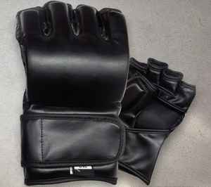 Guantes de Boxeo XERET SPORTS MMA-004 de Alta Calidad, de Cuero PU, Palma Abierta, Transpirables, Antideslizantes, con Cierre de Gancho y Bucle, Soporte para Muñeca - Product Image 5
