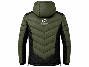 Veste matelassée à capuche pour homme, imperméable, isolée, pour l'hiver, randonnée en plein air, fabricant OEM ODM - Product Image 2