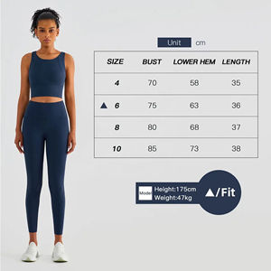 Sujetador deportivo con cuello en U para mujer, top corto personalizado para gimnasio, entrenamiento y yoga con un elegante diseño en la espalda - Product Image 6