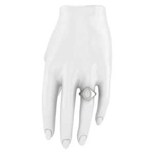 Anillo de Plata de Ley con Forma Ovalada para Mujer, Joyería de Cristal con Circonita Cúbica, Anillo Elegante, Accesorio de Moda, Regalo, Uso Diario - Product Image 2