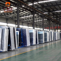 Portes et fenêtres spéciales en alliage d'aluminium Cbox/murs rideaux en verre pour maison préfabriquée en conteneur