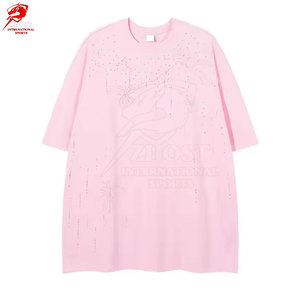 Camisetas de hombre con pedrería de marca personalizada, ropa de alta gama, tela suave, tacto de lujo, estilo elegante, al por mayor - Product Image 6