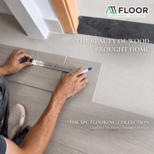 พื้นไวนิล ATTFloor LVP จากเวียดนาม กันน้ำ เป็นมิตรกับสิ่งแวดล้อม กันลื่น SPC Rigid Core PVC หนา 5 มม. 7 มม. ระบบคลิ๊กล็อค - Product Image 1