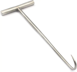 Outil de manipulation osseuse orthopédique |   Crochet chirurgical manuel à une seule pointe, réutilisable, en acier inoxydable de haute qualité - Product Image 2