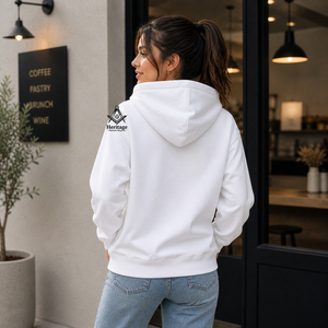 Sweat à capuche pour femme Heritage Masonic Regalia Premium, design élégant, confortable et tendance avec une finition de qualité professionnelle - Product Image 4