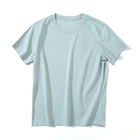 T-shirt à manches courtes en coton 100% de qualité supérieure, 190 GSM, col rond, coupe classique, t-shirts unis pour femmes