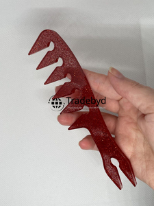 Peine para el Cabello de Resina Hecho a Mano, Ecológico y de Calidad Premium Tradebyd, Herramienta Profesional para Peinado y Cuidado Diario del Cabello - Product Image 6
