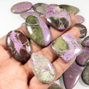 100% naturel qualité Stichtite lâche Cabochon Fine qualité mélange en forme et taille pierres précieuses faites à la main faisant des bijoux - Product Image 3