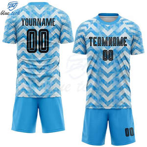 ชุดฟุตบอลสั่งทำขายส่ง ชุดยูนิฟอร์มฟุตบอล ชุดฝึกซ้อม เสื้อและกางเกงฟุตบอลแบบซับลิเมชั่น พร้อมพิมพ์โลโก้ - Product Image 5