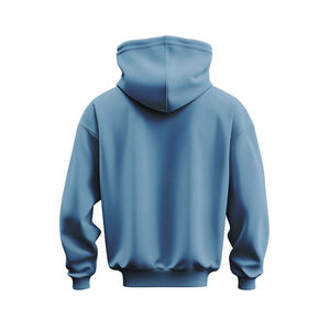 เสื้อสเวตเชิ้ตมีฮู้ดผ้าฟลีซสีพื้นสำหรับผู้ชาย แขนยาวแบบปกติ ดีไซน์ไม่บุซับใน เหมาะสำหรับฤดูใบไม้ร่วง - Product Image 4