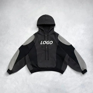 Sudadera con capucha de forro polar grueso y cálido para invierno, personalizada con bolsillo, estampada y bordada, venta al por mayor para fabricantes. - Product Image 3