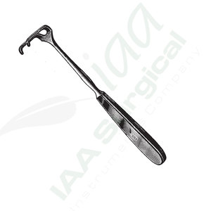 Écarteur chirurgical orthopédique Ollier 22 cm, manuel, en acier inoxydable, instrument de classe I, tailles 20mm 24mm 30mm 34mm, usage hospitalier, CE - Product Image 5