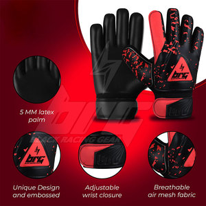 Gants de gardien de but de football professionnels du fabricant, paume en latex haute adhérence, gants de gardien de but de football personnalisés, protection des doigts sur mesure - Product Image 2