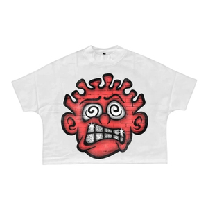 เสื้อยืดโอเวอร์ไซส์ลายกราฟิกสั่งทำพิเศษ ผ้าฝ้าย 100% สตรีทแวร์คุณภาพสูง เสื้อยืดผู้ชายลายการ์ตูนวินเทจ คอกลม แขนสั้น - Product Image 3