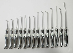 Ensemble d'élévateurs et de dissecteurs endoscopiques pour lifting des sourcils – 14 pièces d'instruments de chirurgie plastique par Mahfooz Instruments - Product Image 3