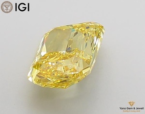 เพชร CVD ทรงเรเดียนท์ น้ำหนัก 2.50 กะรัต สีเหลืองแฟนซีสดใส ความสะอาดระดับ VS2 ได้รับการรับรองจาก IGI สำหรับแหวนเพชรเดี่ยวสุดหรู - Product Image 5