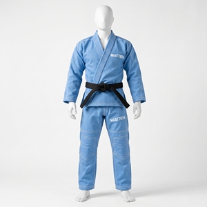 Conjunto de Uniforme de Jiu Jitsu Brasileño Personalizado, Kimono Ligero de Algodón para Entrenamiento de Artes Marciales con Pantalones Reforzados - Product Image 3