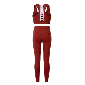 <b>Yoga</b> <b>Sets</b> for Women Breathable Comfortable Activewear <b>Yoga</b> Pilates Fitness Workouts 2-Piece 100% Polyester - Product Image 3