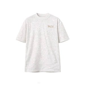 Camiseta Oversize de Algodón Pesado GSM con Pedrería para Hombre, Estilo Urbano, con Bordado de Logotipo Personalizado, Marca Privada, Venta al por Mayor - Product Image 4