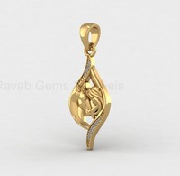 Pendentif Charme Fille Équitation Luxe en Argent Sterling 925 Plaqué Or 18K avec Zircon, Bijou Commémoratif, Cadeau Femme - Meilleure Vente