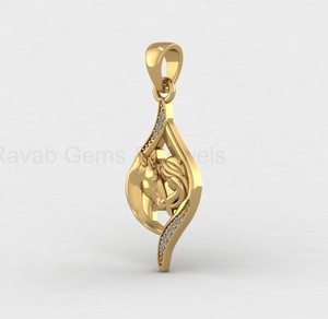 Best Selling 18K Gold Plated 925 Sterling Silver Luxury Horse Girl Charm Pendant with Zircon Memorial Jewelry Gift Women - Product Image 3
