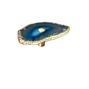 ลูกบิดประตูทำจากหินอาเกตแกะสลักลายดอกไม้ ดีไซน์ขัดเงาแบบ Love Style กันน้ำ สำหรับใช้ภายใน - Product Image 5