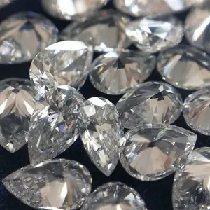 Diamante Cultivado en Laboratorio CVD, Corte Pera Blanco Elegante, 3.50x2.50 MM, 0.08ct, DEF/VS, Precio de Fábrica al Por Mayor - Product Image 2