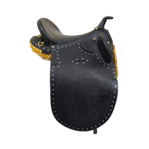 Barco อานม้าทนทานแบบตะวันตกคุณภาพระดับพรีเมี่ยมเครื่องมือหนังสต็อกออสเตรเลียทำจากไม้สวมใส่สบายรวมอยู่ในสไตล์อังกฤษ - Product Image 1