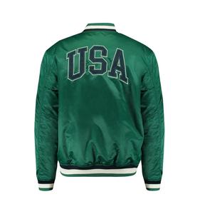 OEM Custom Designer Letterman Satin Bomber <b>Jackets</b> Custom Men's Embroidery Logo Baseball <b>Jacket</b> Men's Letterman Varsity <b>Jacket</b> - Product Image 2