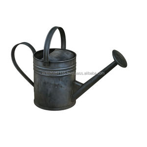 Arrosoir en acier galvanisé avec poignée antidérapante et construction antirouille pour arroser facilement les plantes d'intérieur et les herbes - Product Image 2