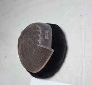 Toupee de Cabello Humano 100% con Frente de Encaje Modelo Q6 para Hombre, Cabello Remy Indio, Diseño Central/Medio, Taz Hair BD - Product Image 4