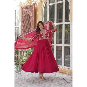 Vestido de noche con lentejuelas multibordadas de diseñador, aspecto de fiesta con trabajo impresionante - Product Image 4