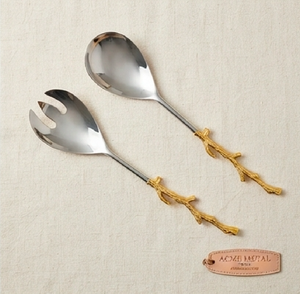 Stylish Design Handle <b>Salad</b> Server <b>Salad</b> <b>Tools</b> Perfect Tableware For Restaurants Hotel And Resort Gifting purpose - Product Image 2