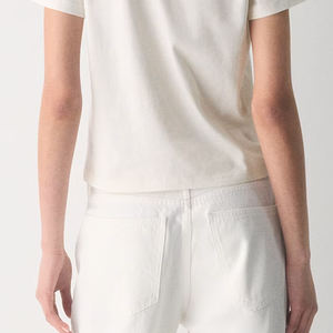 T-shirt classique à col rond en mélange de coton léger, idéal pour le quotidien, prix fabricant, design uni, coupe confortable et décontractée 2026 - Product Image 6