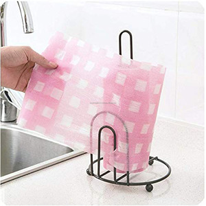 Classic Metal Wire Tissue <b>Paper</b> Holder With Black Powder Coating Finishing Good Quality For Tissue <b>Paper</b> Organization - Product Image 3