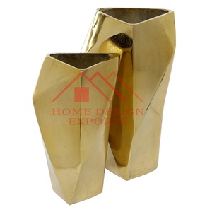 Vases à fleurs en aluminium doré Meilleure vente en gros Bonne qualité Durable - Product Image 5