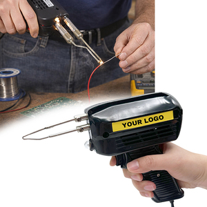 Pistola de Soldar Eléctrica de Plástico Nueva al por Mayor, Kit de 140W con Luz LED, Punta de Repuesto, Mangos Ergonómicos Portátiles para Electrónica - Product Image 5