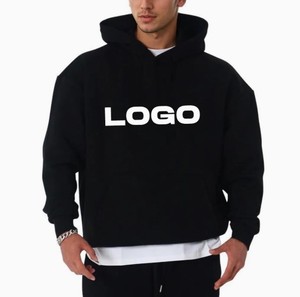Sudadera con Capucha Extra Grande para Hombre, Informal, de Invierno, 100% Algodón, con Bolsillo - Product Image 4