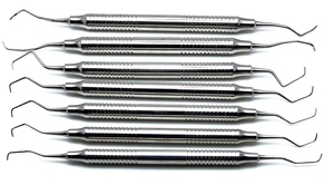 Curette parodontale dentaire Gracey en acier inoxydable de qualité supérieure, autoclavable, pour le nettoyage sous-gingival, certifiée CE ISO, pour le planage des racines et l'élimination du tartre - Product Image 3